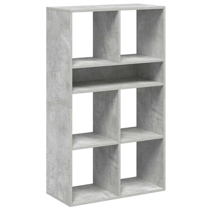 vidaXL Bücherregal Betongrau 66x31x112 cm Holzwerkstoff