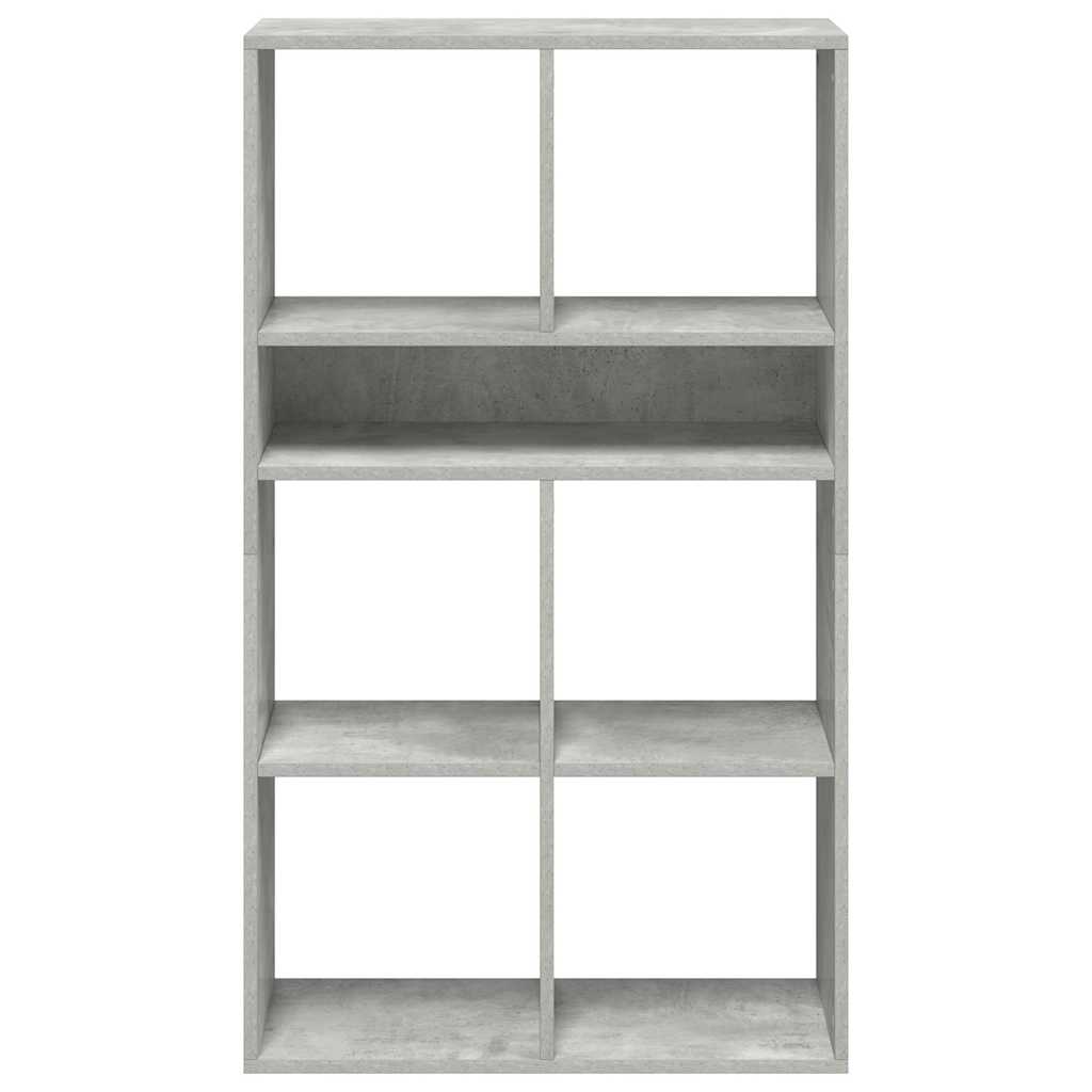 vidaXL Bücherregal Betongrau 66x31x112 cm Holzwerkstoff