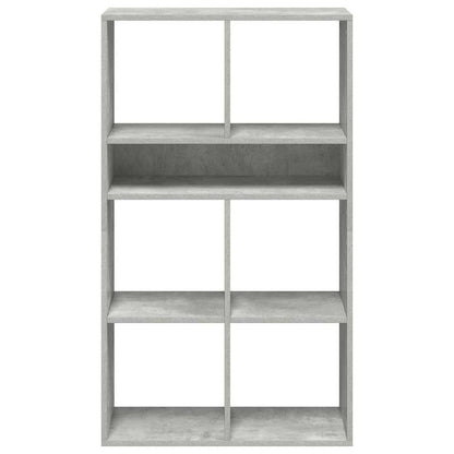 vidaXL Bücherregal Betongrau 66x31x112 cm Holzwerkstoff