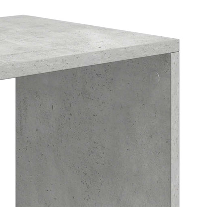 vidaXL Bücherregal Betongrau 66x31x112 cm Holzwerkstoff