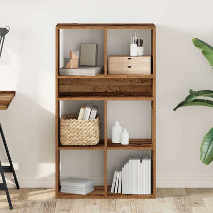 vidaXL Bibliothèque aspect bois de récupération 66x31x112 cm bois d'ingénierie