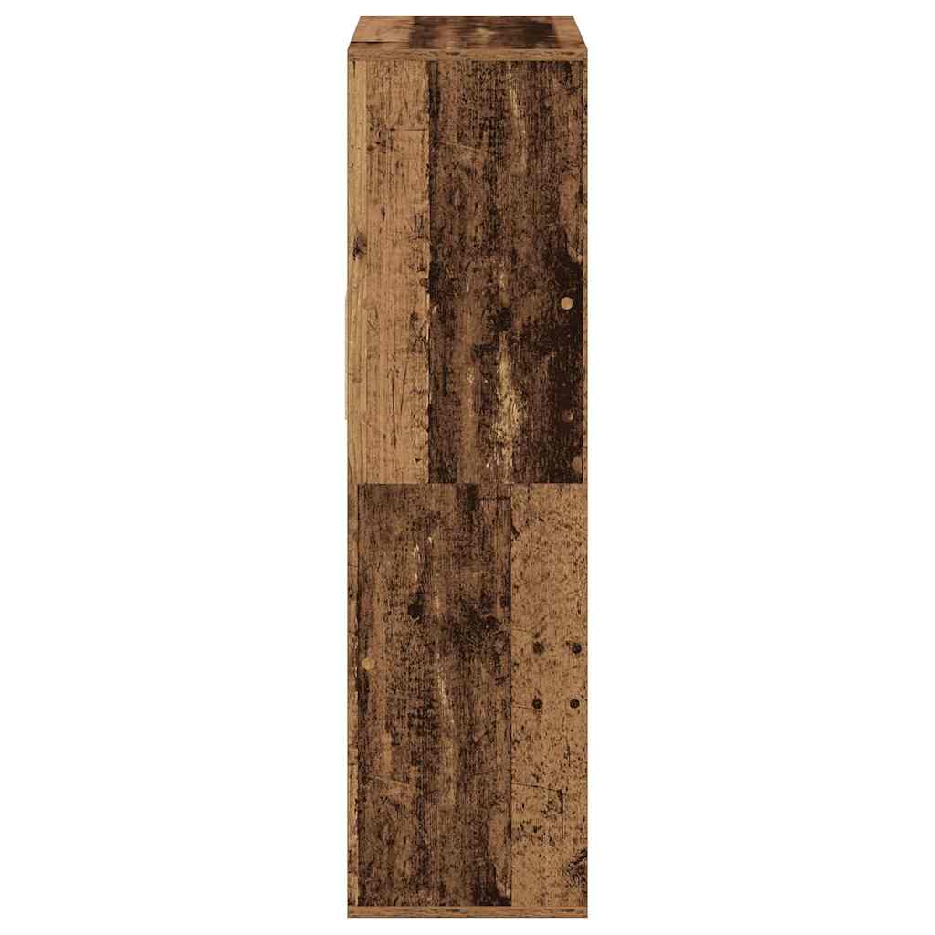 vidaXL Bibliothèque aspect bois de récupération 66x31x112 cm bois d'ingénierie