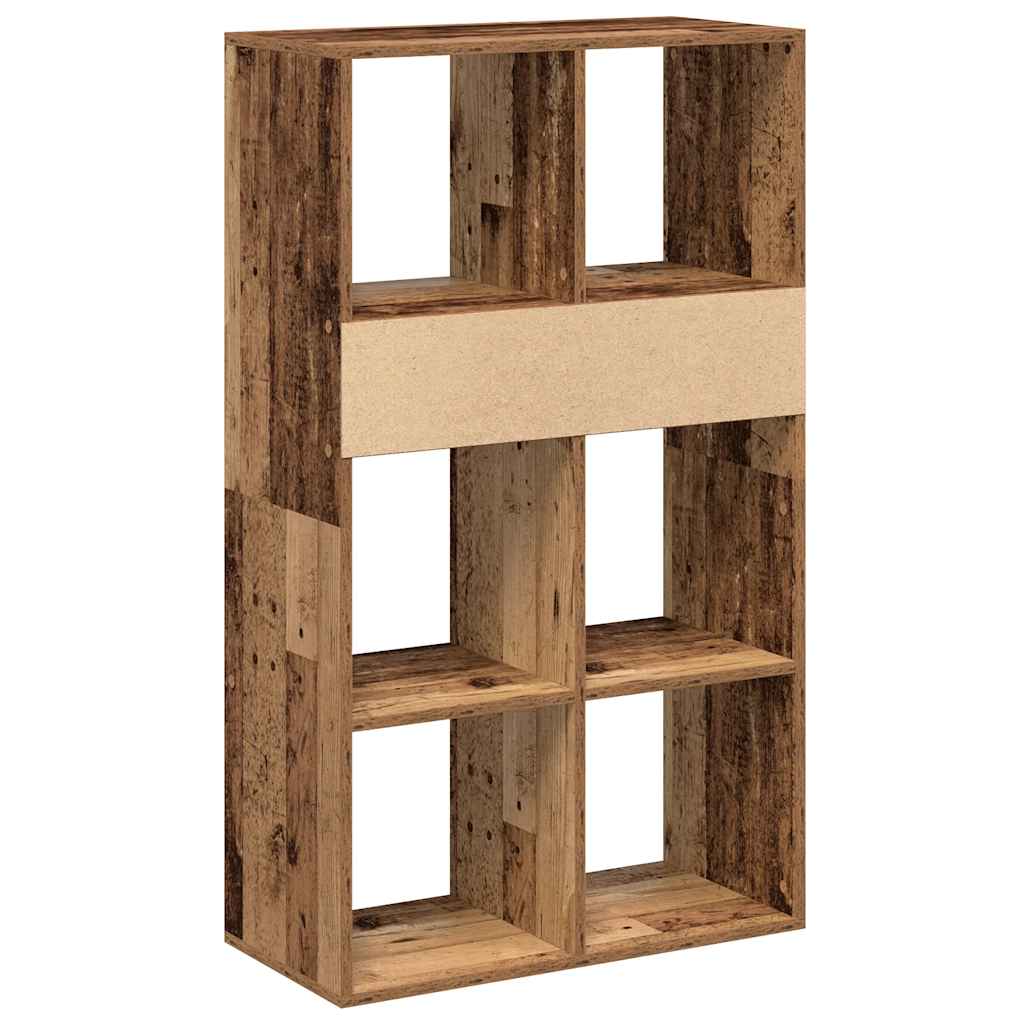 vidaXL Bibliothèque aspect bois de récupération 66x31x112 cm bois d'ingénierie