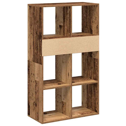 vidaXL Bibliothèque aspect bois de récupération 66x31x112 cm bois d'ingénierie