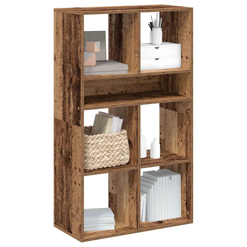 vidaXL Bibliothèque aspect bois de récupération 66x31x112 cm bois d'ingénierie