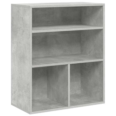 vidaXL Bücherregal Betongrau 60x30x71,5 cm Holzwerkstoff