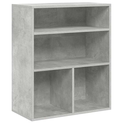 vidaXL Bücherregal Betongrau 60x30x71,5 cm Holzwerkstoff