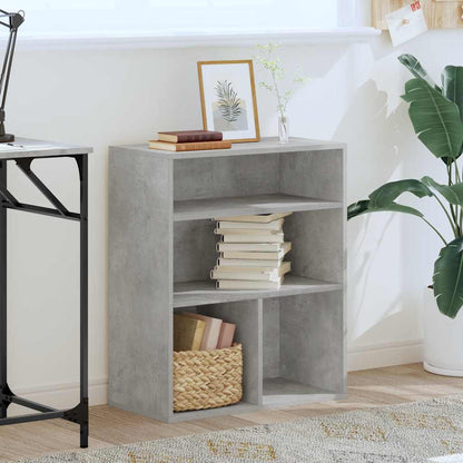 vidaXL Bücherregal Betongrau 60x30x71,5 cm Holzwerkstoff