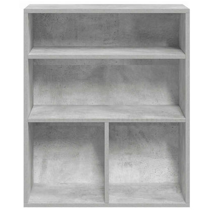 vidaXL Bücherregal Betongrau 60x30x71,5 cm Holzwerkstoff