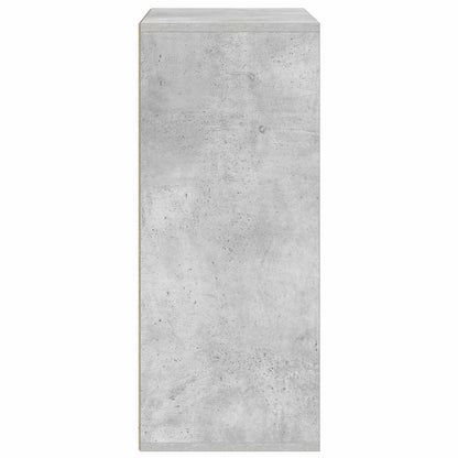 vidaXL Bücherregal Betongrau 60x30x71,5 cm Holzwerkstoff