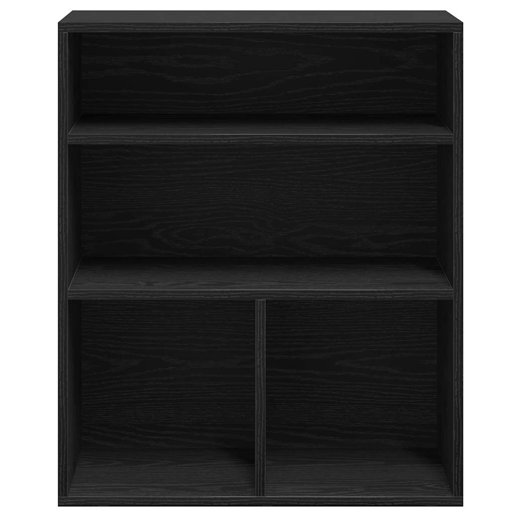 vidaXL Bibliothèque Noir 60x30x71,5 cm Bois d'ingénierie