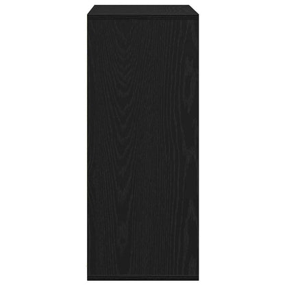 vidaXL Bibliothèque Noir 60x30x71,5 cm Bois d'ingénierie