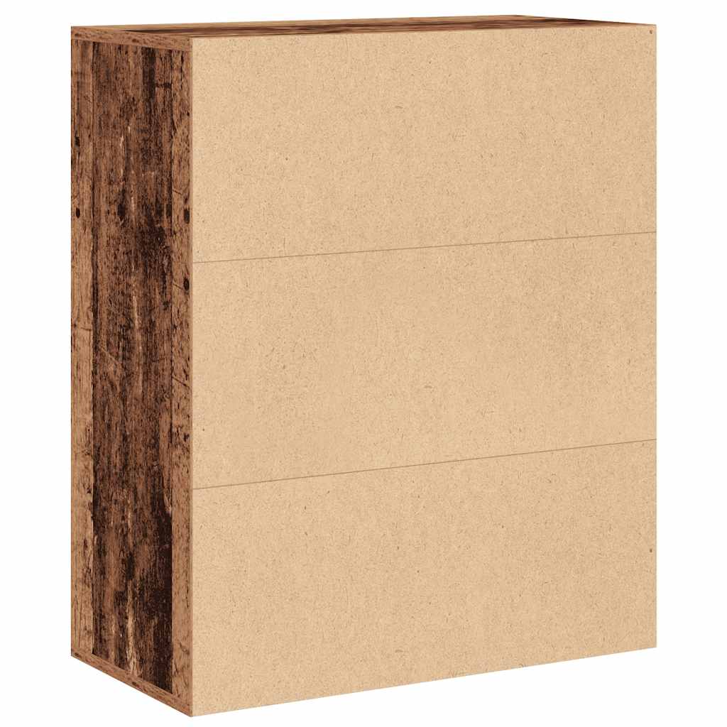 vidaXL Étagère à livres aspect bois de récupération 60x30x71,5 cm Bois d'ingénierie