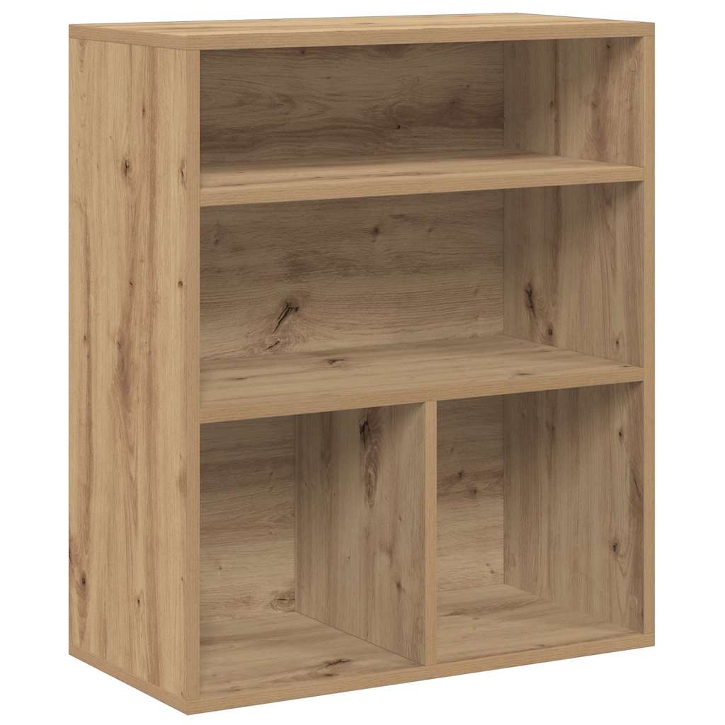 vidaXL Bücherregal Artisan-Eiche 60x30x71,5 cm Holzwerkstoff