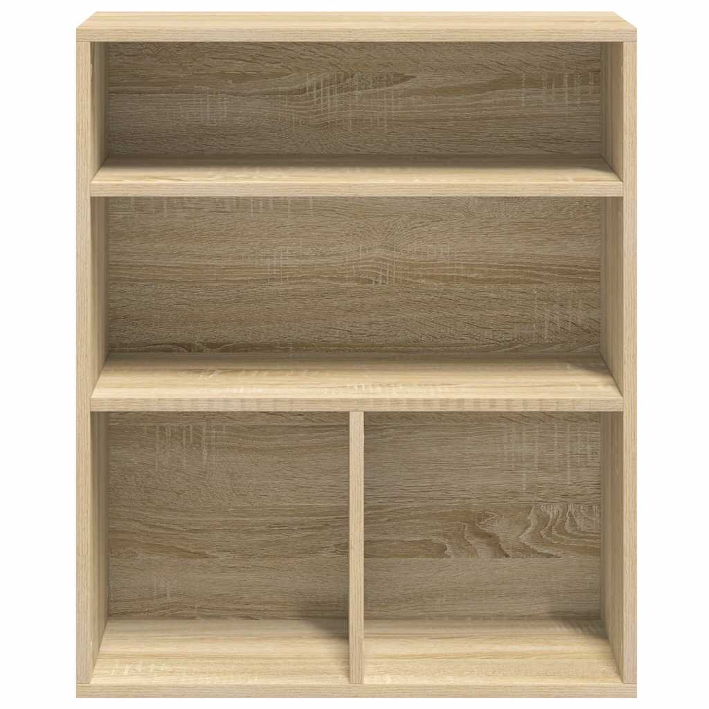 vidaXL Bücherregal Sonoma-Eiche 60x30x71,5 cm Holzwerkstoff