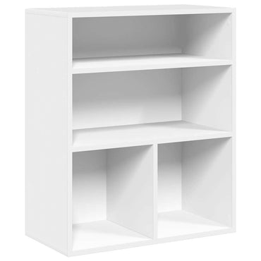 vidaXL Bücherregal Weiß 60x30x71,5 cm Holzwerkstoff