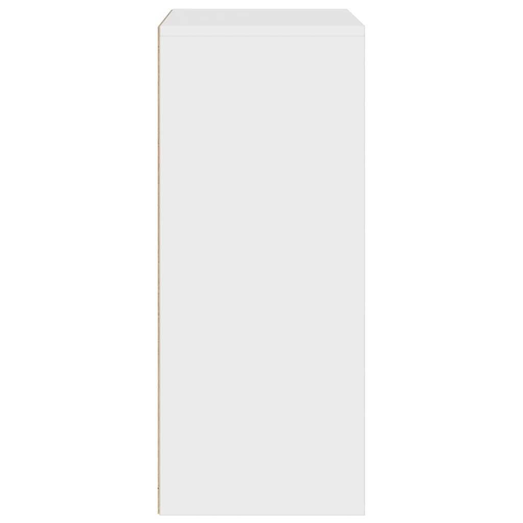 vidaXL Bücherregal Weiß 60x30x71,5 cm Holzwerkstoff