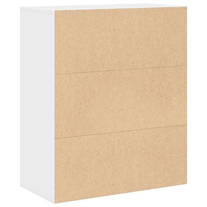 vidaXL Bücherregal Weiß 60x30x71,5 cm Holzwerkstoff