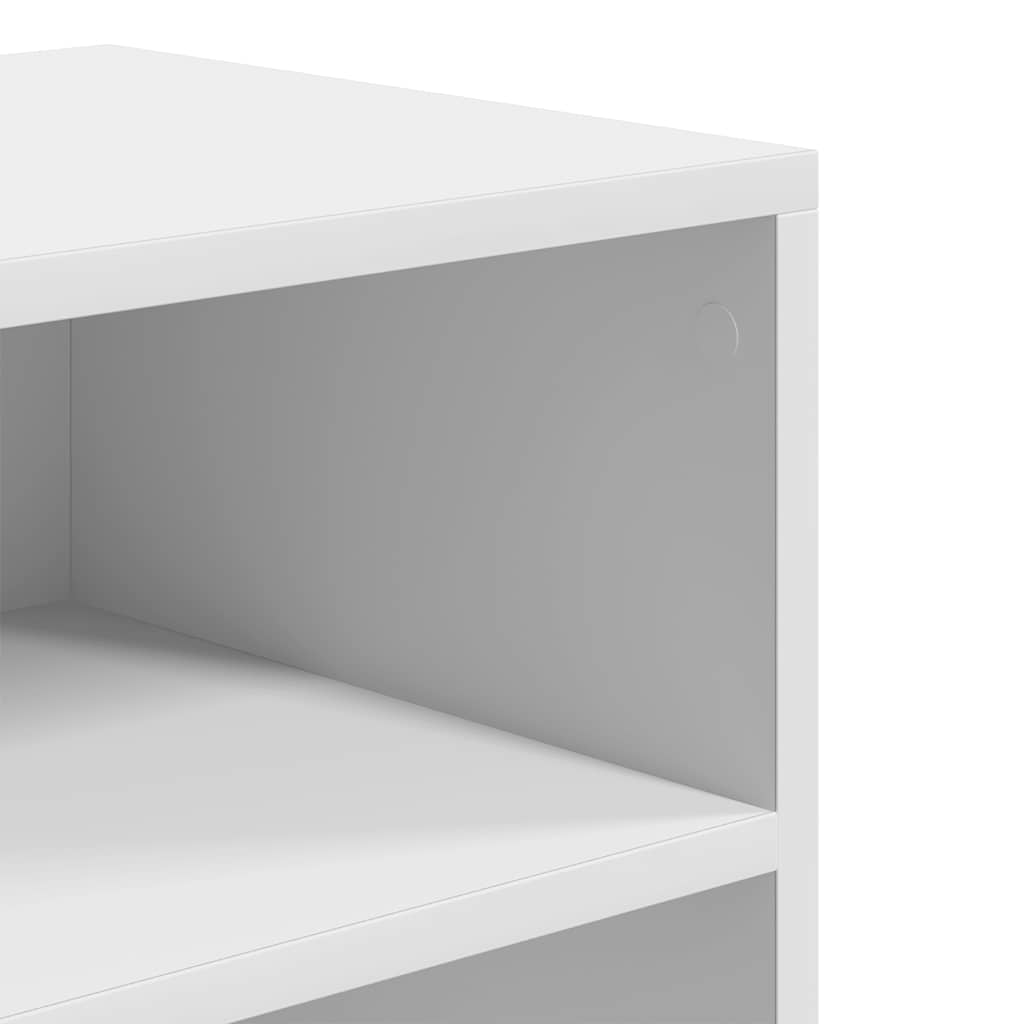 vidaXL Bücherregal Weiß 60x30x71,5 cm Holzwerkstoff