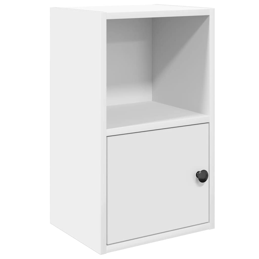 vidaXL Étagère à livres blanche 31x24x52 cm en bois d'ingénierie