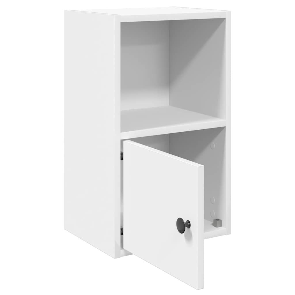 vidaXL Étagère à livres blanche 31x24x52 cm en bois d'ingénierie
