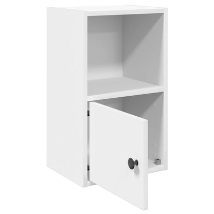 vidaXL Étagère à livres blanche 31x24x52 cm en bois d'ingénierie