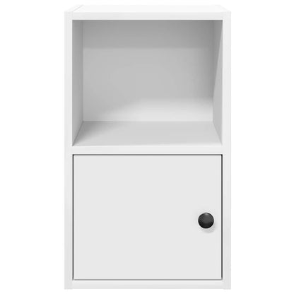 vidaXL Étagère à livres blanche 31x24x52 cm en bois d'ingénierie