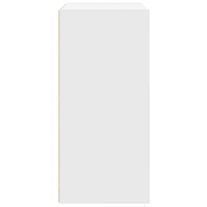 vidaXL Étagère à livres blanche 31x24x52 cm en bois d'ingénierie