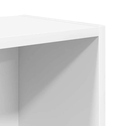 vidaXL Étagère à livres blanche 31x24x52 cm en bois d'ingénierie
