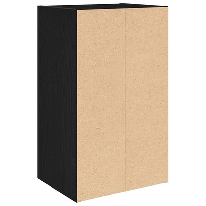 vidaXL Bibliothèque Noir aspect chêne 31x24x52 cm Bois d'ingénierie