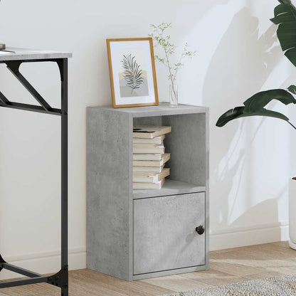 vidaXL Étagère à livres gris béton 31x24x52 cm en bois d'ingénierie