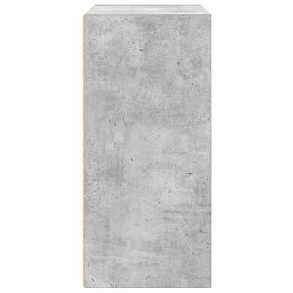 vidaXL Étagère à livres gris béton 31x24x52 cm en bois d'ingénierie