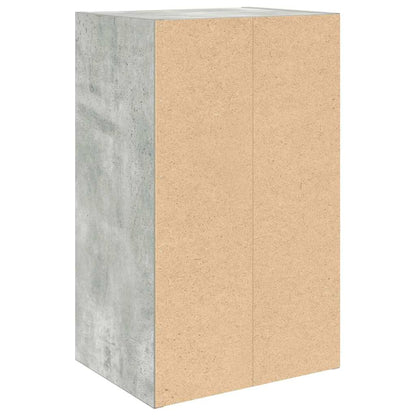 vidaXL Étagère à livres gris béton 31x24x52 cm en bois d'ingénierie