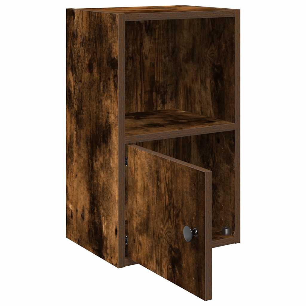 vidaXL Bücherregal Räuchereiche 31x24x52 cm Holzwerkstoff
