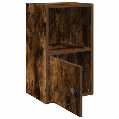 vidaXL Bücherregal Räuchereiche 31x24x52 cm Holzwerkstoff