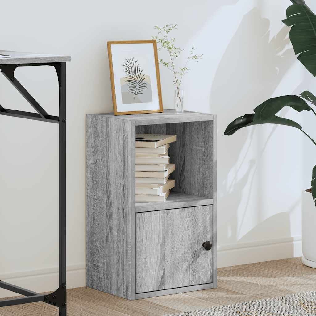 vidaXL Bücherregal Grau Sonoma 31x24x52 cm Holzwerkstoff