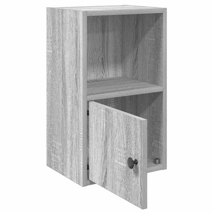 vidaXL Bücherregal Grau Sonoma 31x24x52 cm Holzwerkstoff