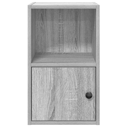 vidaXL Bücherregal Grau Sonoma 31x24x52 cm Holzwerkstoff