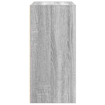 vidaXL Bücherregal Grau Sonoma 31x24x52 cm Holzwerkstoff