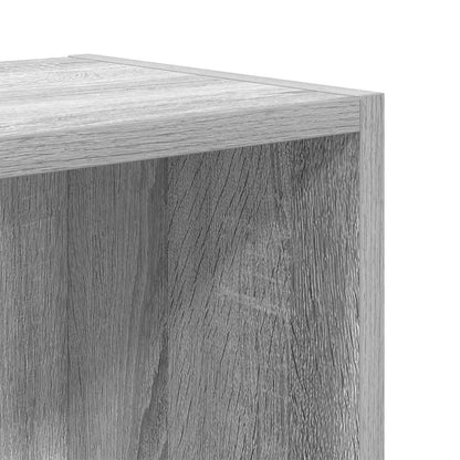 vidaXL Bücherregal Grau Sonoma 31x24x52 cm Holzwerkstoff