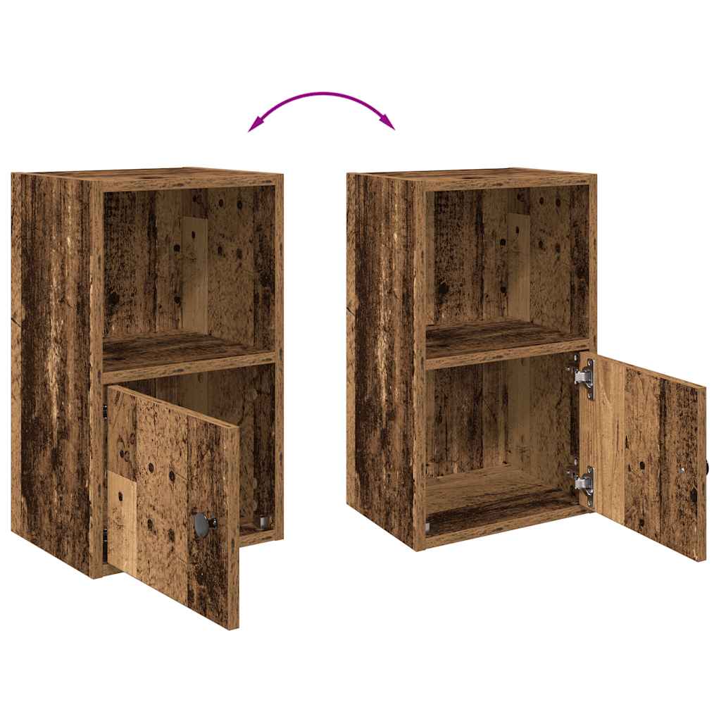 vidaXL Bücherregal Altholz-Optik 31x24x52 cm Holzwerkstoff