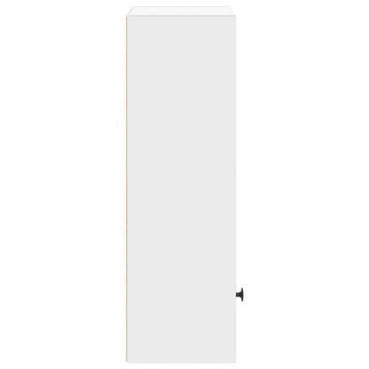 vidaXL Bücherregal Weiß 31x24x77 cm Holzwerkstoff