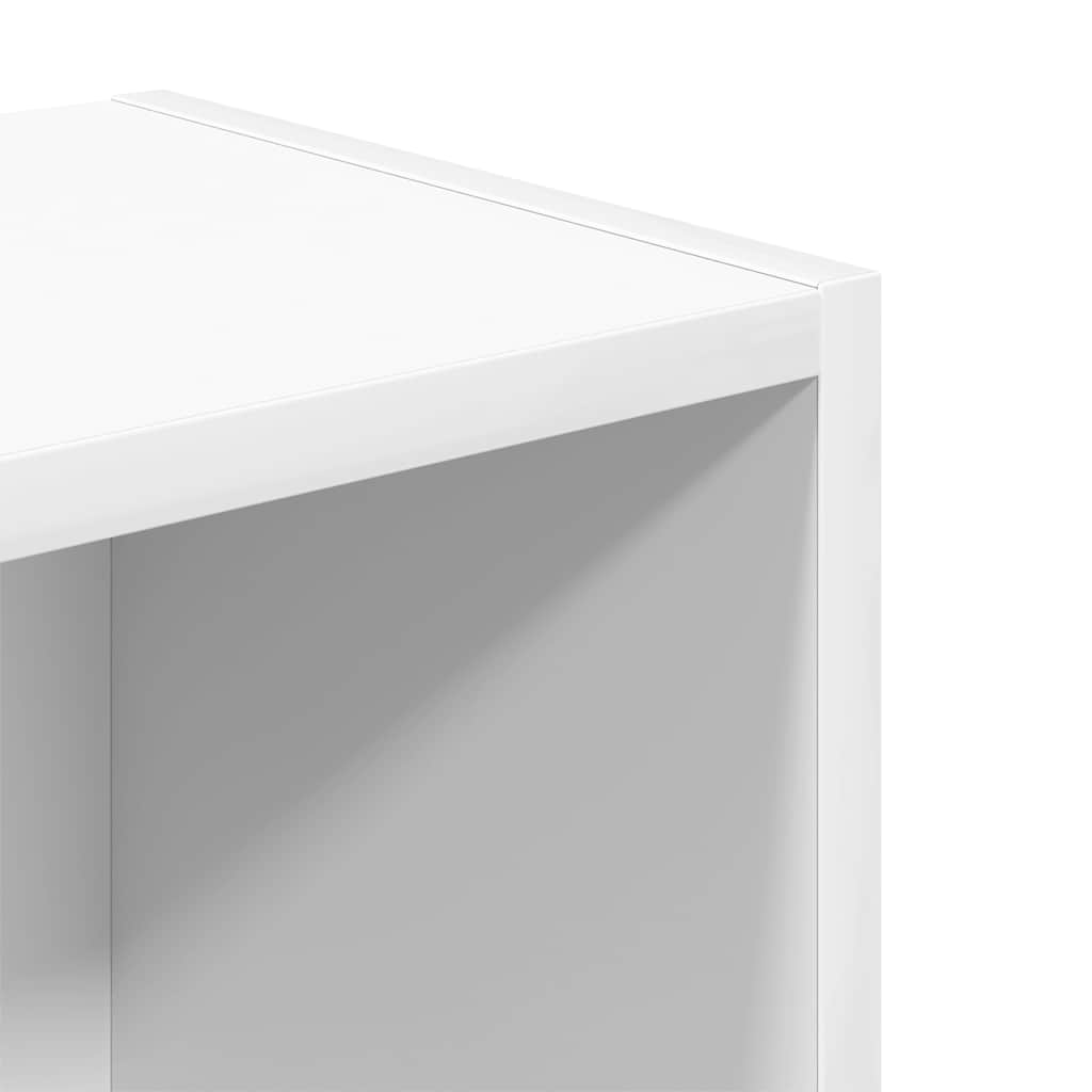 vidaXL Bücherregal Weiß 31x24x77 cm Holzwerkstoff