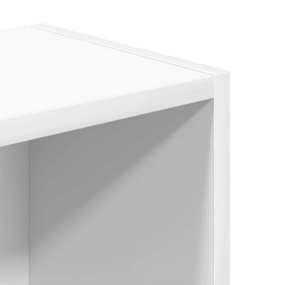 vidaXL Bücherregal Weiß 31x24x77 cm Holzwerkstoff