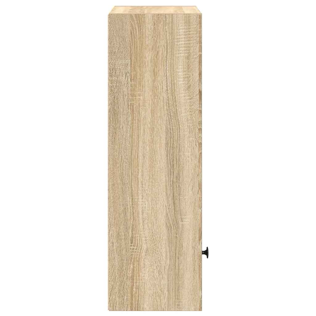 vidaXL Bücherregal Sonoma-Eiche 31x24x77 cm Holzwerkstoff