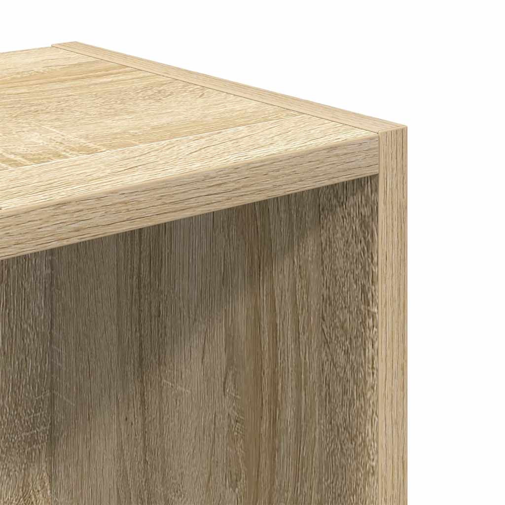 vidaXL Bücherregal Sonoma-Eiche 31x24x77 cm Holzwerkstoff