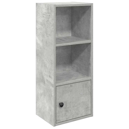 vidaXL Bibliothèque gris béton 31x24x77 cm bois d'ingénierie