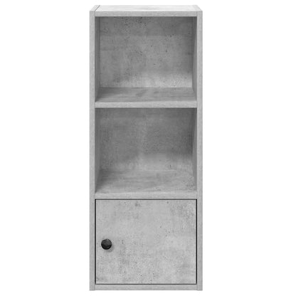 vidaXL Bibliothèque gris béton 31x24x77 cm bois d'ingénierie