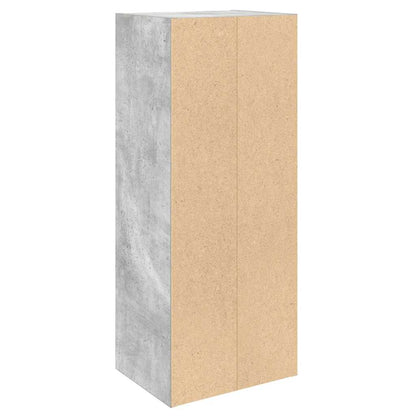 vidaXL Bibliothèque gris béton 31x24x77 cm bois d'ingénierie