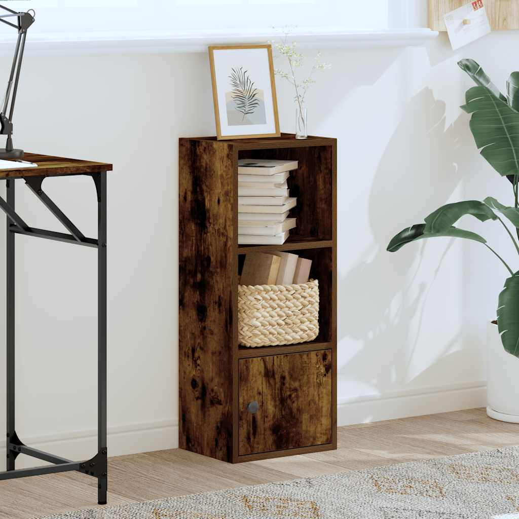 vidaXL Bücherregal Räuchereiche 31x24x77 cm Holzwerkstoff